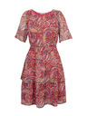 Orsay Rdeče-rožnata ženska vzorčasta obleka ORSAY