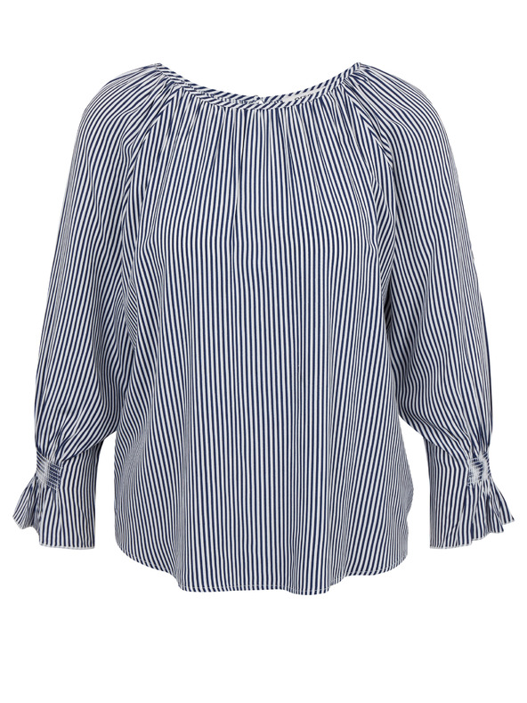 Orsay Temno modra ženska črtasta bluza ORSAY