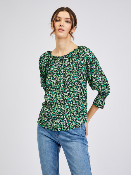 Orsay Zelena ženska vzorčasta bluza ORSAY