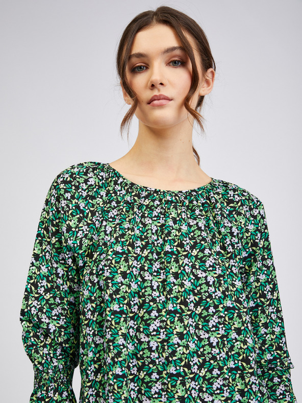 Orsay Zelena ženska vzorčasta bluza ORSAY