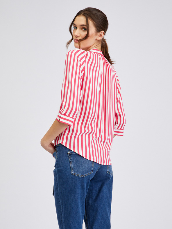 Orsay Belo-rožnata ženska črtasta bluza ORSAY