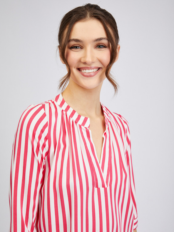 Orsay Belo-rožnata ženska črtasta bluza ORSAY