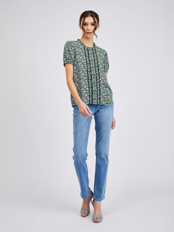 Orsay Zelena ženska vzorčasta bluza ORSAY