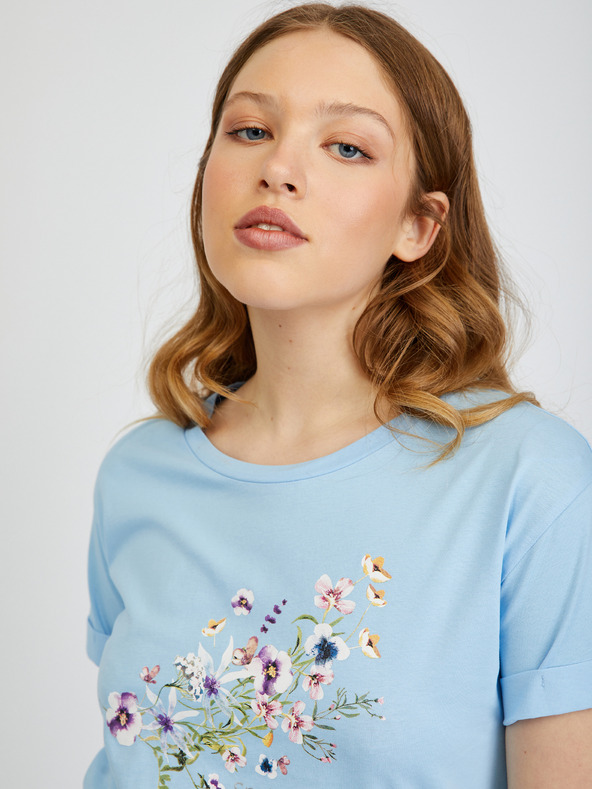 Orsay Svetlo modra ženska majica ORSAY