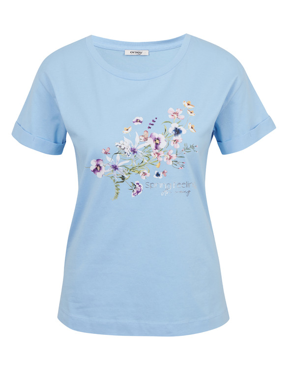 Orsay Svetlo modra ženska majica ORSAY
