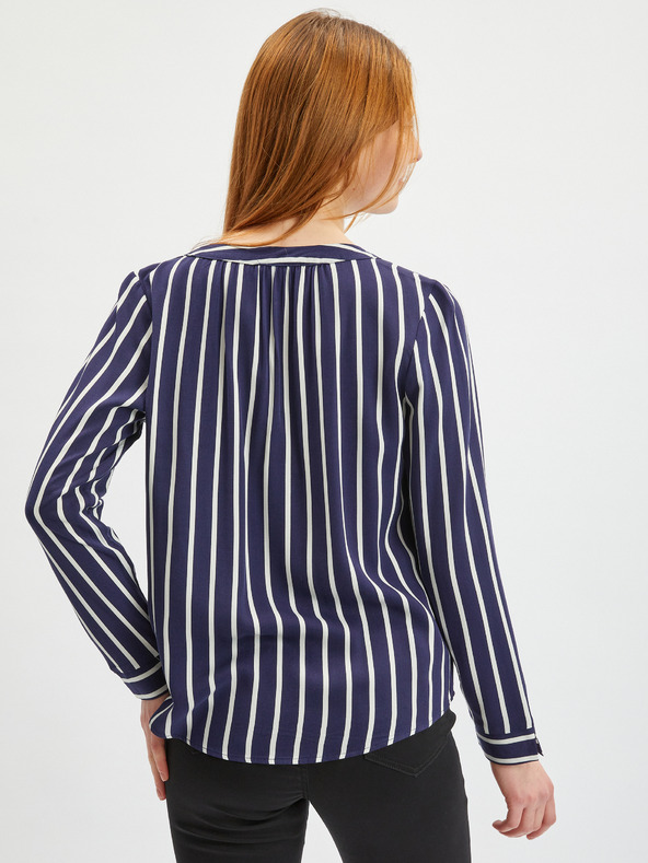 Orsay Belo-modra ženska progasta bluza ORSAY