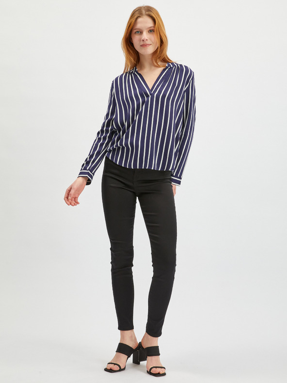 Orsay Belo-modra ženska progasta bluza ORSAY