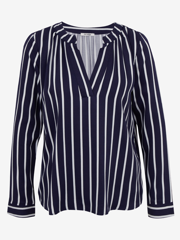 Orsay Belo-modra ženska progasta bluza ORSAY