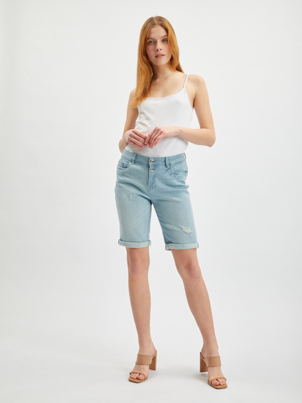 Orsay Svetlo modre ženske denim kratke hlače ORSAY