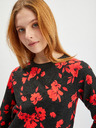 Orsay Rdeče-črna ženska cvetlična jopica ORSAY