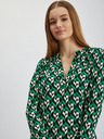 Orsay Belo-zelena ženska vzorčasta bluza ORSAY