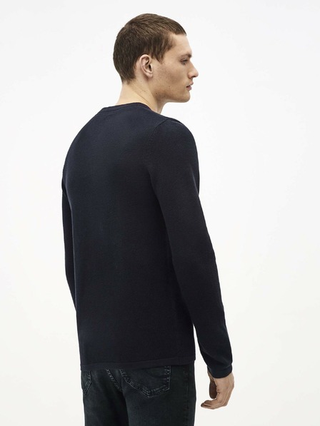 Celio Temno moder pulover Celio Techillpic