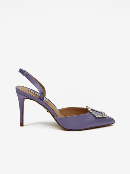 Steve Madden Vijolične ženske črpalke iz satena Steve Madden