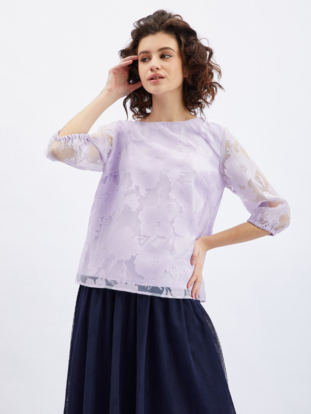 Orsay Svetlo vijoličasta ženska cvetlična bluza ORSAY