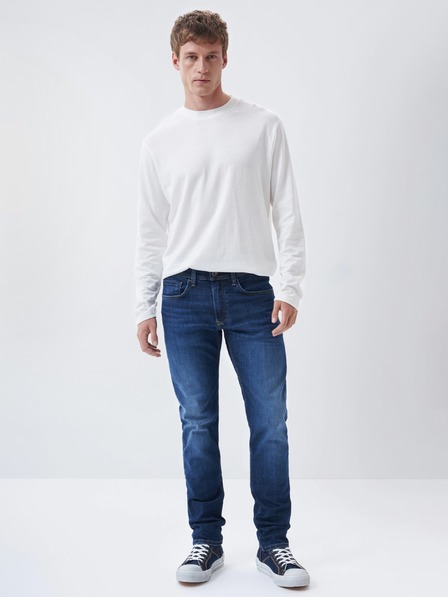 Salsa Jeans Temno modre moške kavbojke Salsa Jeans