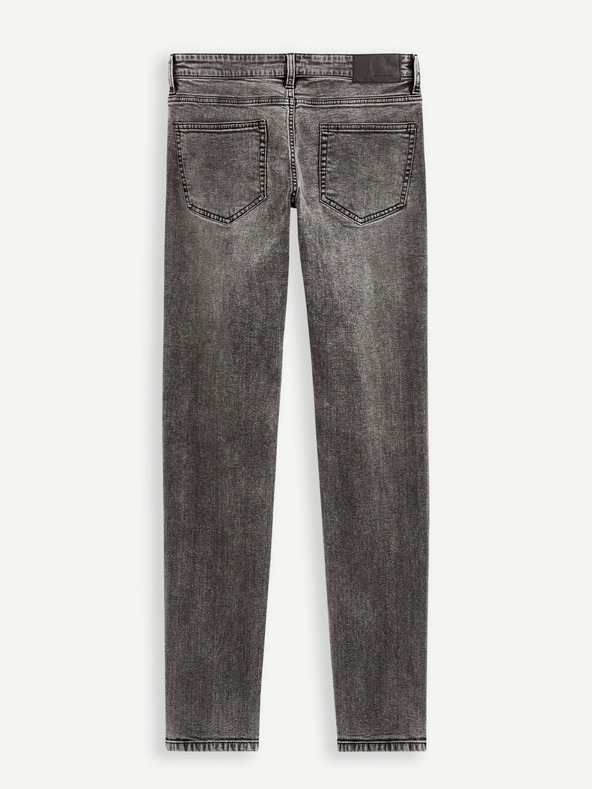Celio Temno sive moške slim fit kavbojke Celio C25 Dosley25