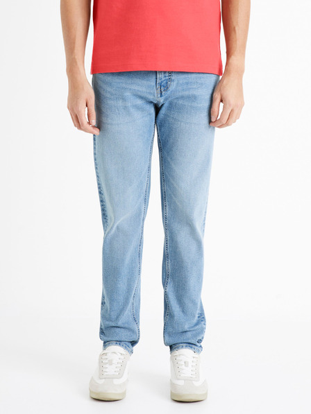 Celio Svetlomodre moške kavbojke tankega kroja Celio C25 Doslight25