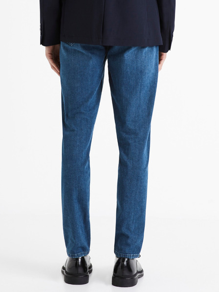 Celio Modre moške slim fit kavbojke Celio C25 Dosoft25