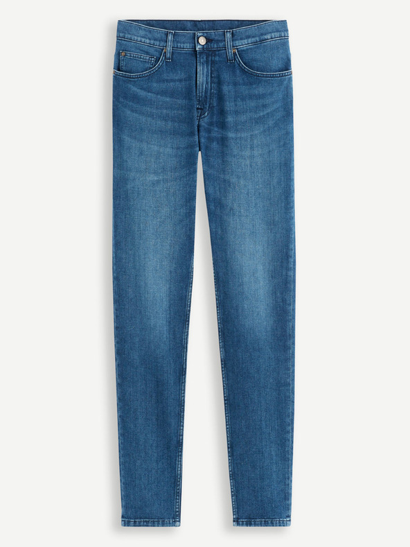 Celio Modre moške slim fit kavbojke Celio C25 Dosoft25