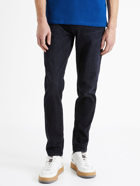Celio Črne moške slim fit kavbojke Celio C25 Dosoft25