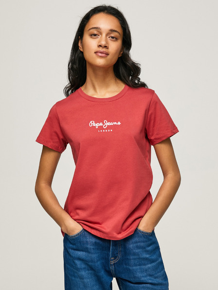 Pepe Jeans Rdeča ženska majica Pepe Jeans
