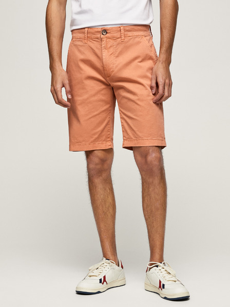 Pepe Jeans Oranžne moške kratke hlače Pepe Jeans