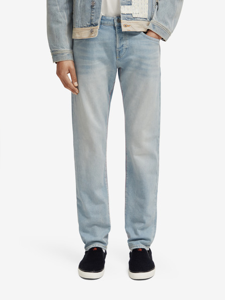Scotch & Soda Svetlomodre moške kavbojke ravnega kroja Scotch & Soda