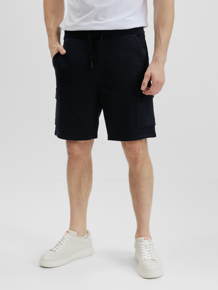 Tom Tailor Denim Temno modre moške športne hlače z žepi Tom Tailor Denim