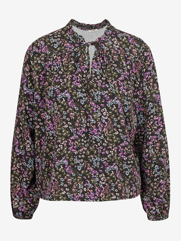 Orsay Črna ženska cvetlična bluza ORSAY