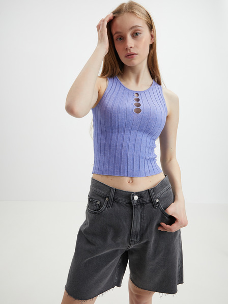 Noisy May Svetlo vijoličasta majica tank top Noisy May Frey