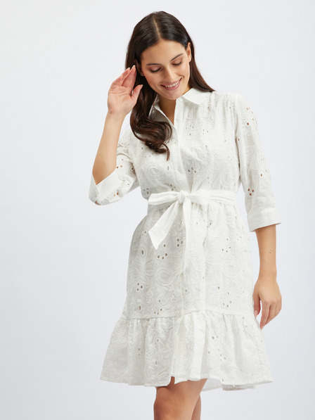 Orsay Bele ženske vzorčaste srajčne obleke ORSAY