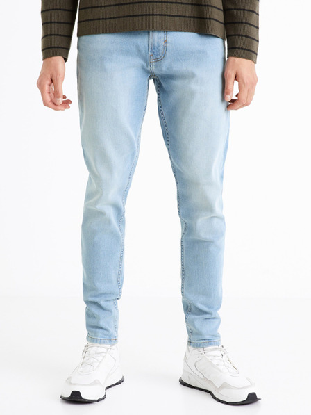 Celio Svetlomodre moške kavbojke ozkega kroja Celio C45 Dosklue