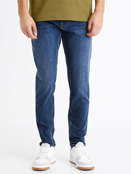 Celio Modre moške kavbojke ozkega kroja Celio C45 Doskinny