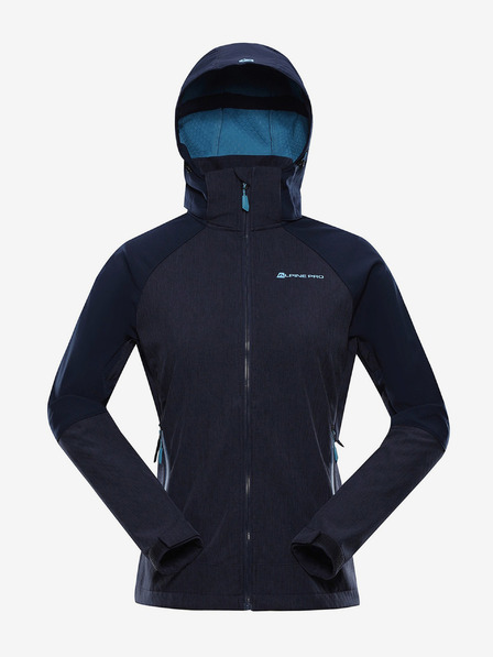 ALPINE PRO Ženska softshell jakna z membrano ALPINE PRO LANCA modra