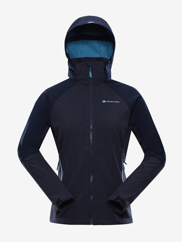 ALPINE PRO Ženska softshell jakna z membrano ALPINE PRO LANCA modra
