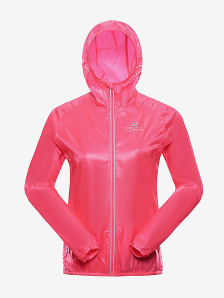 ALPINE PRO Ženska ultralahka jakna z vodoodporno prevleko ALPINE PRO BIKA roza