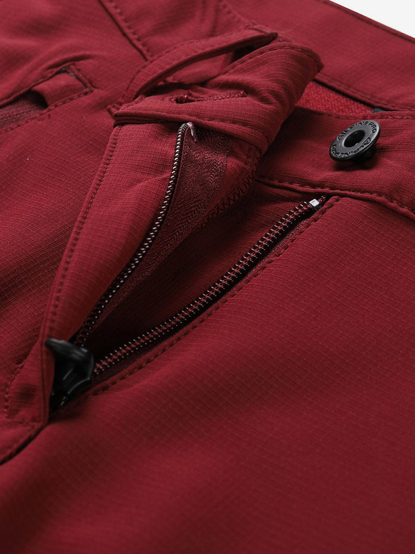 ALPINE PRO Ženske softshell hlače ALPINE PRO NUTTA rdeča
