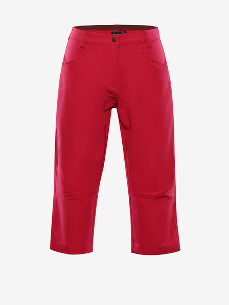 ALPINE PRO Ženske softshell kapri nogavice ALPINE PRO WEDERA roza