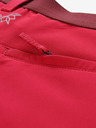 ALPINE PRO Ženske softshell kapri nogavice ALPINE PRO WEDERA roza