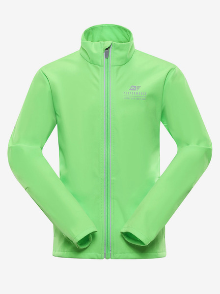 ALPINE PRO Otroška softshell jakna z membrano ALPINE PRO MULTO zelena