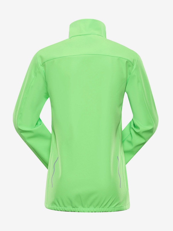 ALPINE PRO Otroška softshell jakna z membrano ALPINE PRO MULTO zelena