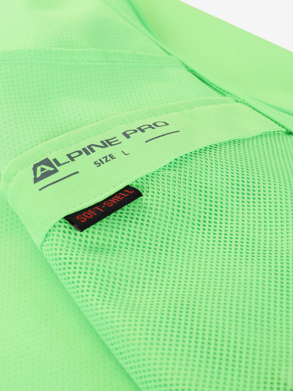 ALPINE PRO Moška softshell jakna z membrano ALPINE PRO MULT zelena
