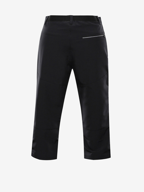 ALPINE PRO Moški softshell kapri ALPINE PRO WEDER črne barve