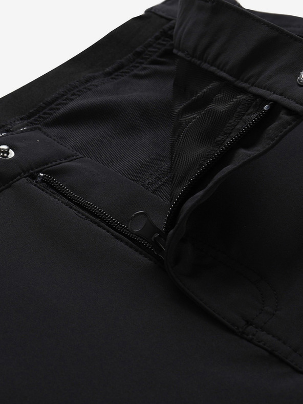 ALPINE PRO Moški softshell kapri ALPINE PRO WEDER črne barve