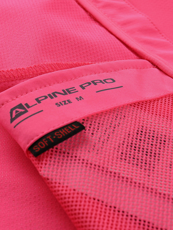 ALPINE PRO Ženska softshell jakna z membrano ALPINE PRO MULTA roza