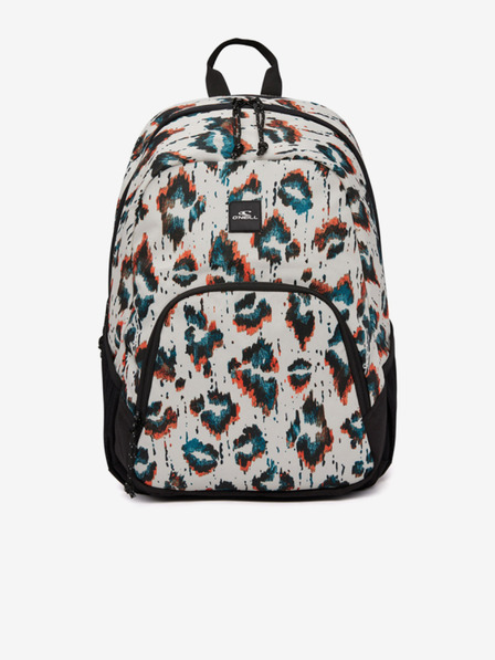O'Neill Črno-beljasti unisex nahrbtnik z vzorcem O'Neill WEDGE BACKPACK