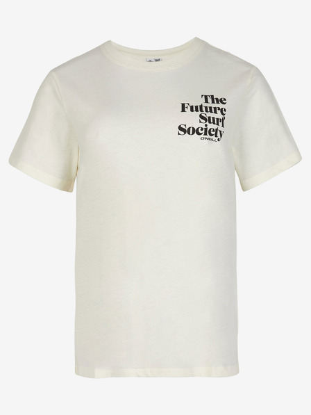 O'Neill Bela ženska majica O'Neill FUTURE SURF REGULAR T-SHIRT
