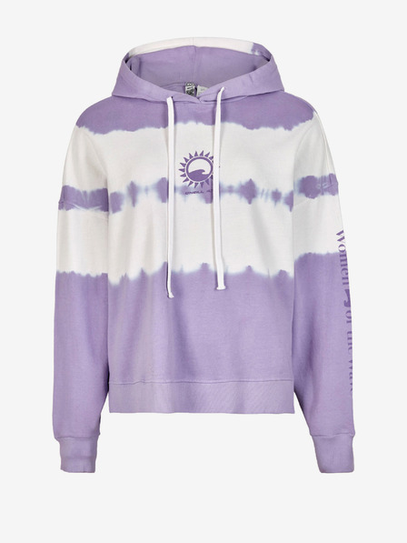 O'Neill Bela in vijolična ženska majica s kapuco O'Neill WOMEN OF THE WAVE HOODIE