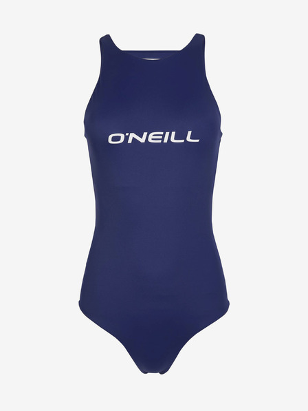 O'Neill Temno modre ženske enodelne kopalke O'Neill LOGO SWIMSUIT