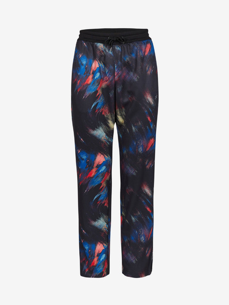 O'Neill Modro-črne ženske vzorčaste trenirke O'Neill RUTILE ZIP PANTS